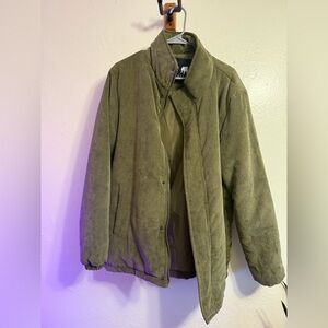 American Stitch Olive Green Corduroy Jacket
